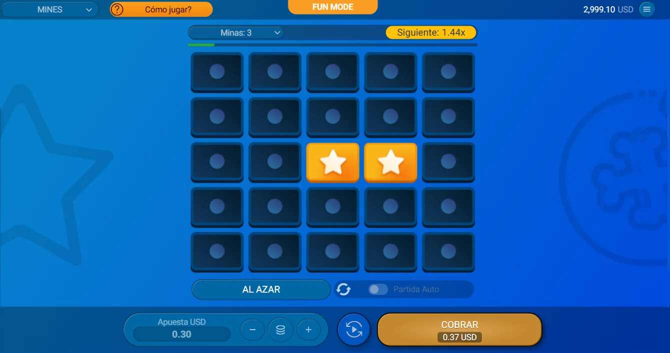 1win Mines Demostracion