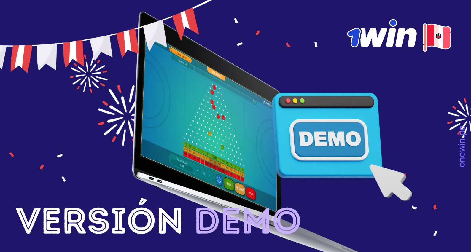Juega gratis a Plinko 1win con la demo