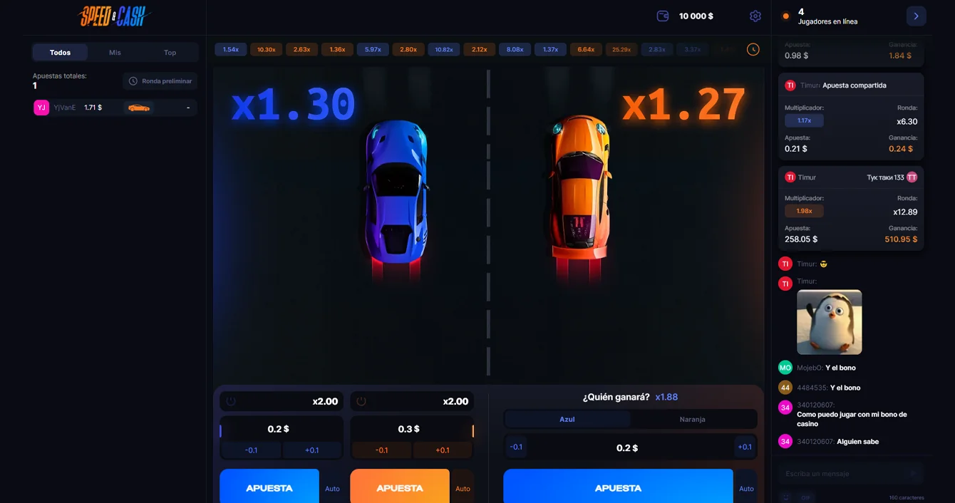 1win Speed-n-Cash demostracion