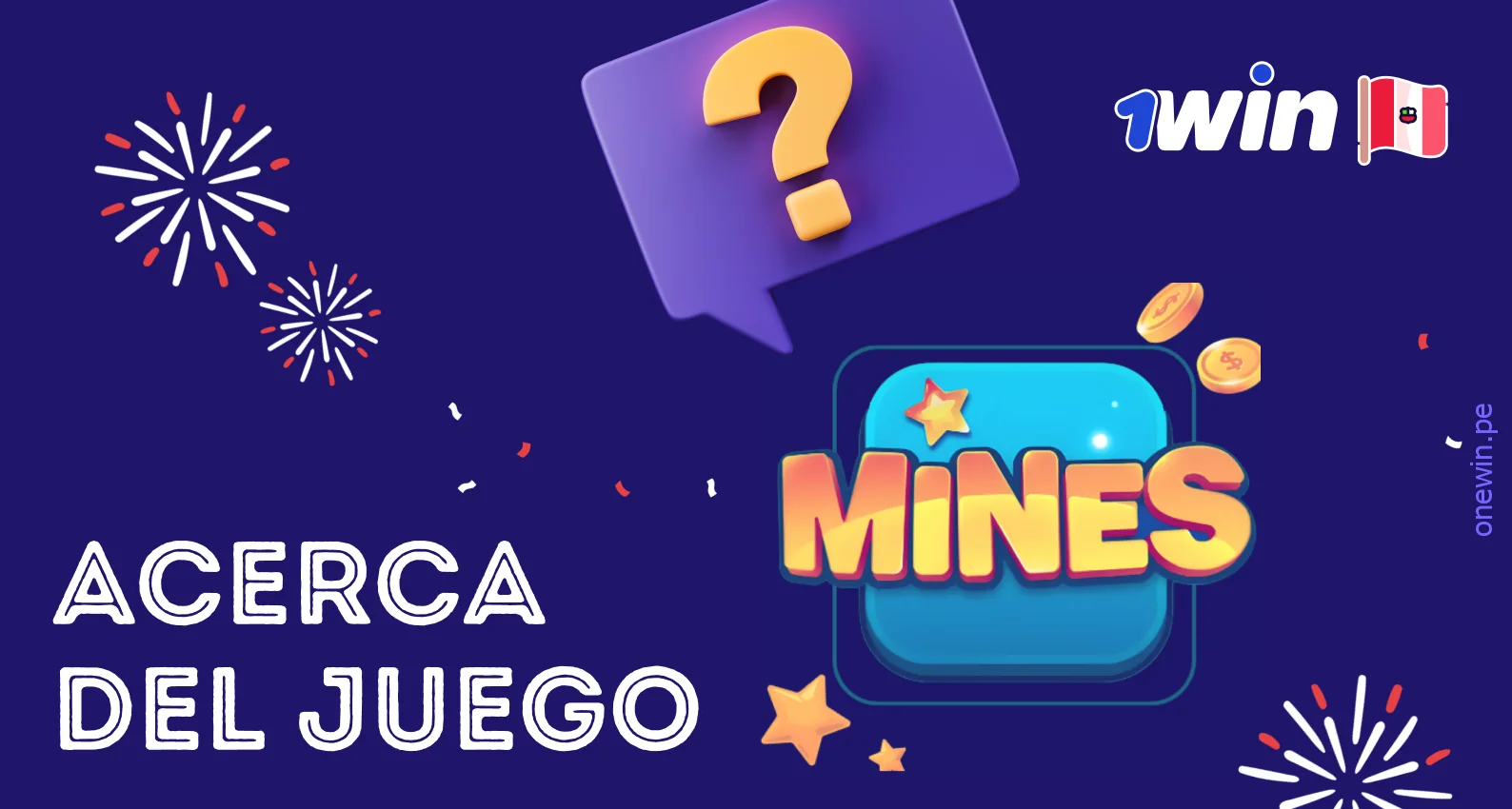 Más información sobre el juego de casino Mines 1win