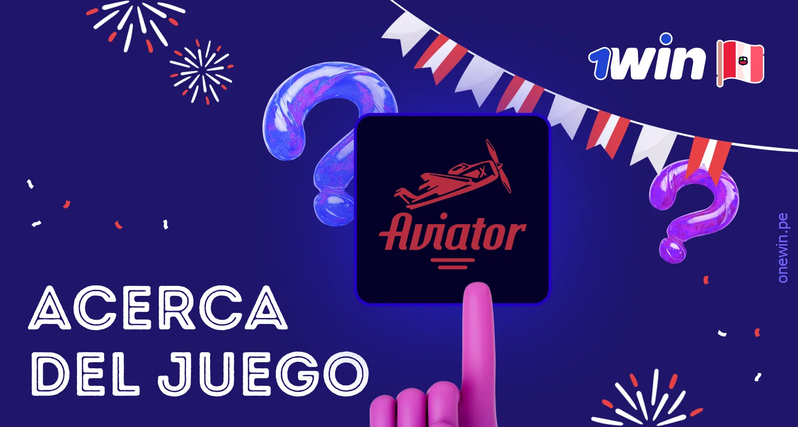 Más información sobre el juego 1win aviator