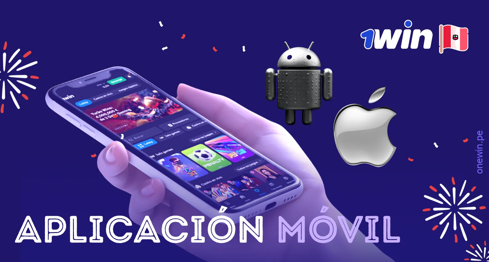 Los jugadores de Perú pueden acceder a 1win desde sus teléfonos móviles