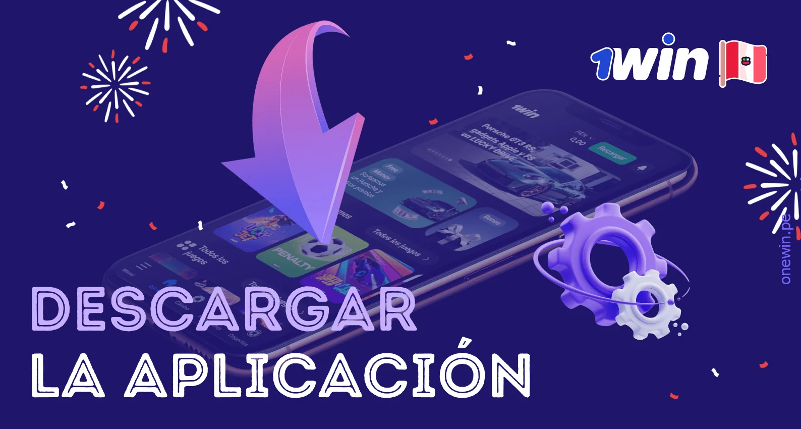 Para descargar la aplicación 1win, siga las instrucciones