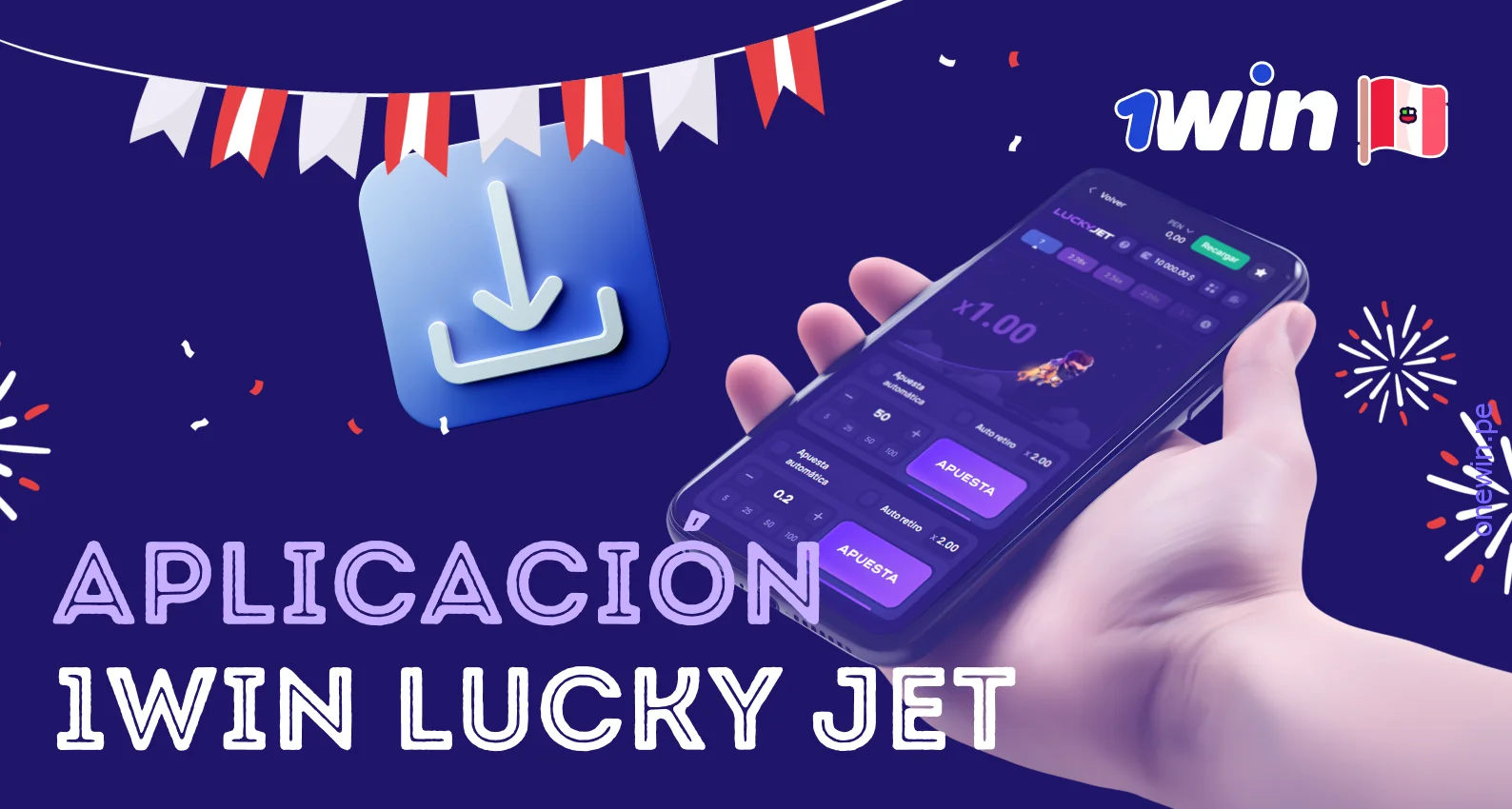 Para mayor comodidad, utiliza la aplicación 1win Lucky Jet