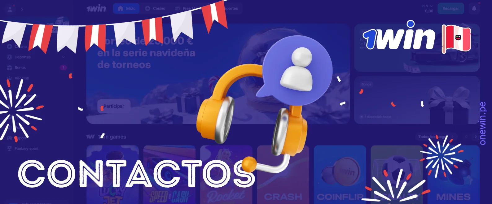 1win tiene un excelente soporte para jugadores de Perú