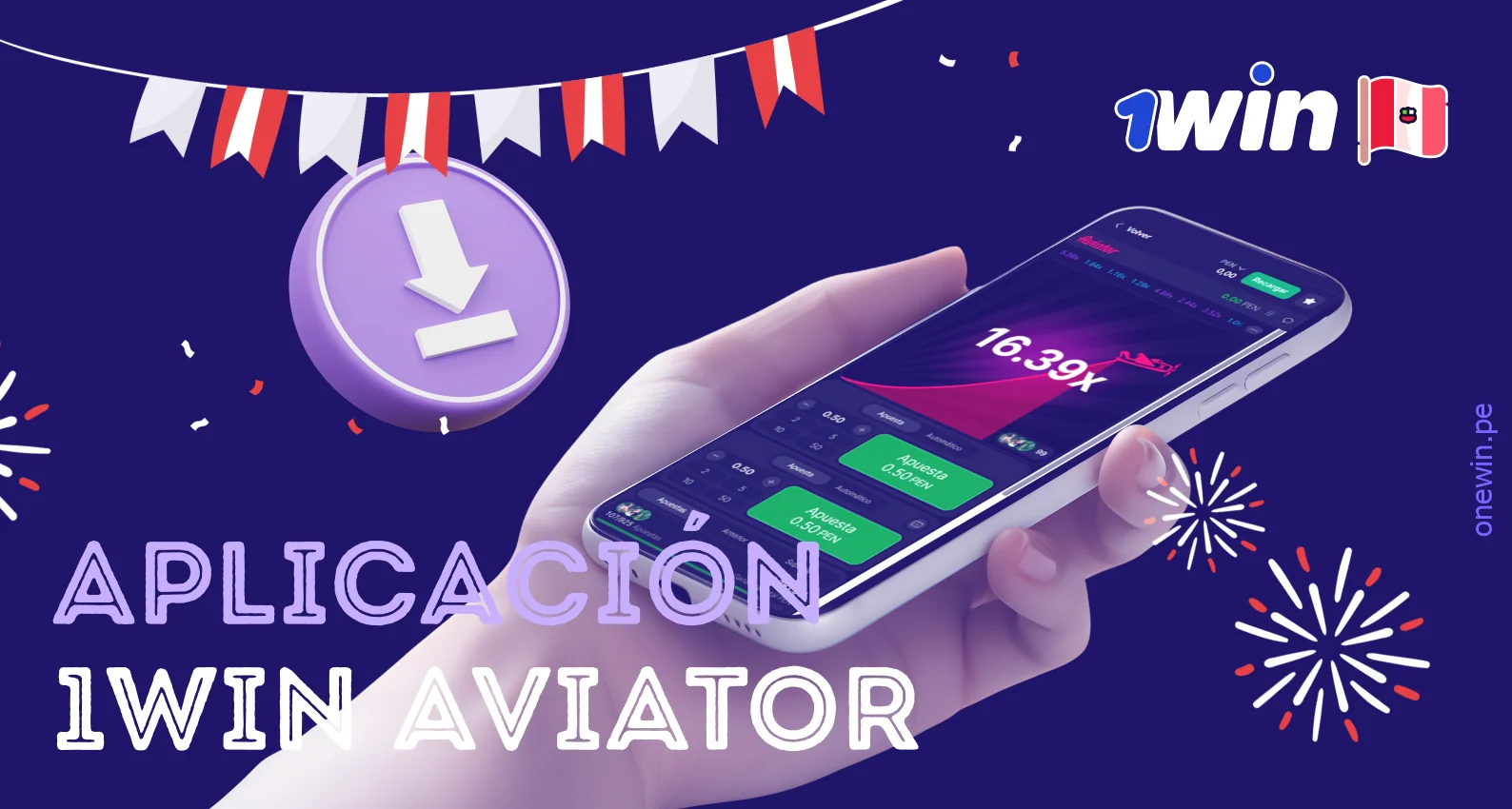 Para mayor comodidad, utiliza la aplicación 1win aviator