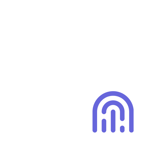 Inicio de sesión biométrico icono