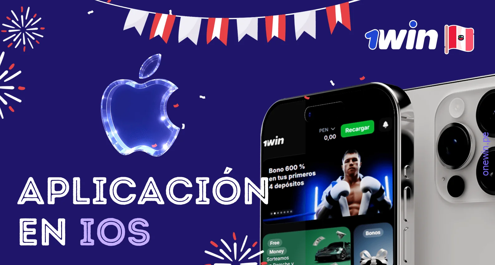 La aplicación 1win para Apple ofrece todas las funciones de la versión de escritorio