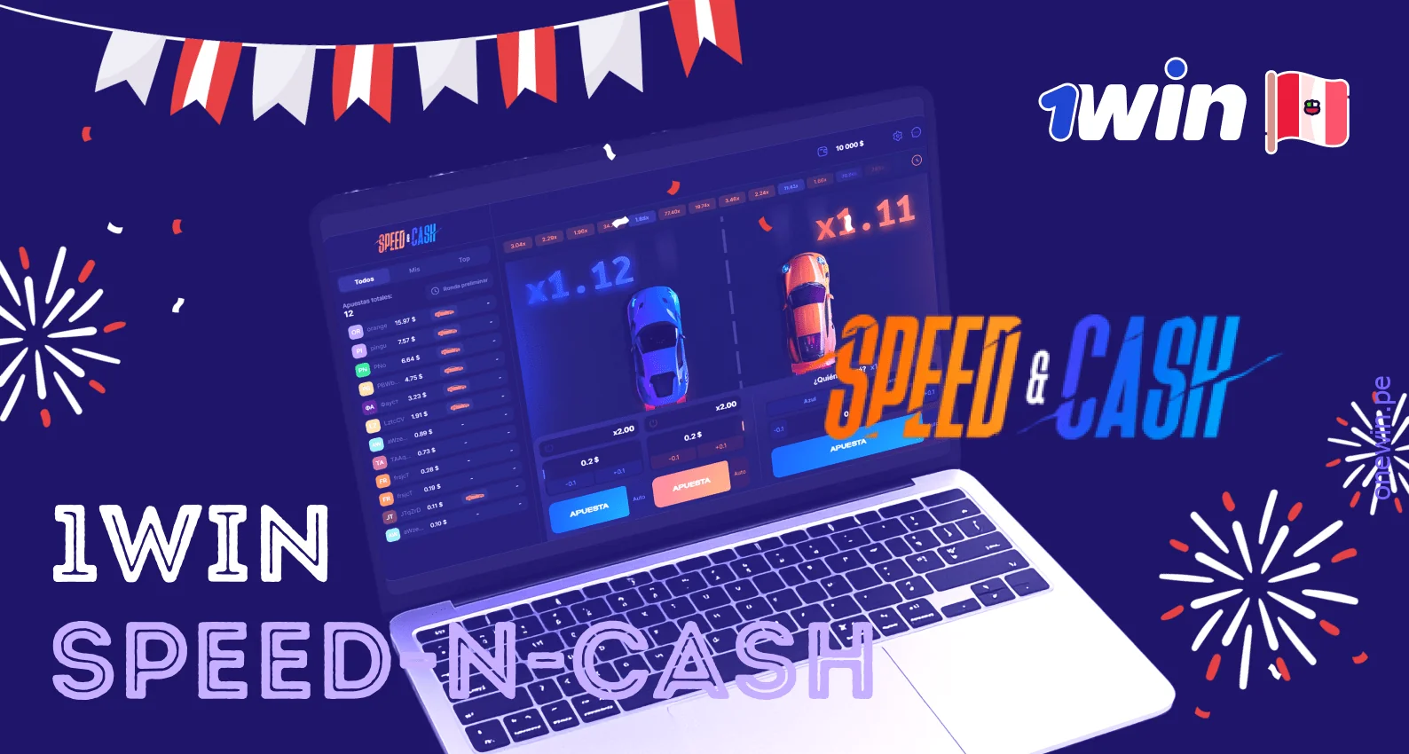 Popular juego de azar Speed-n-Cash en 1win Perú
