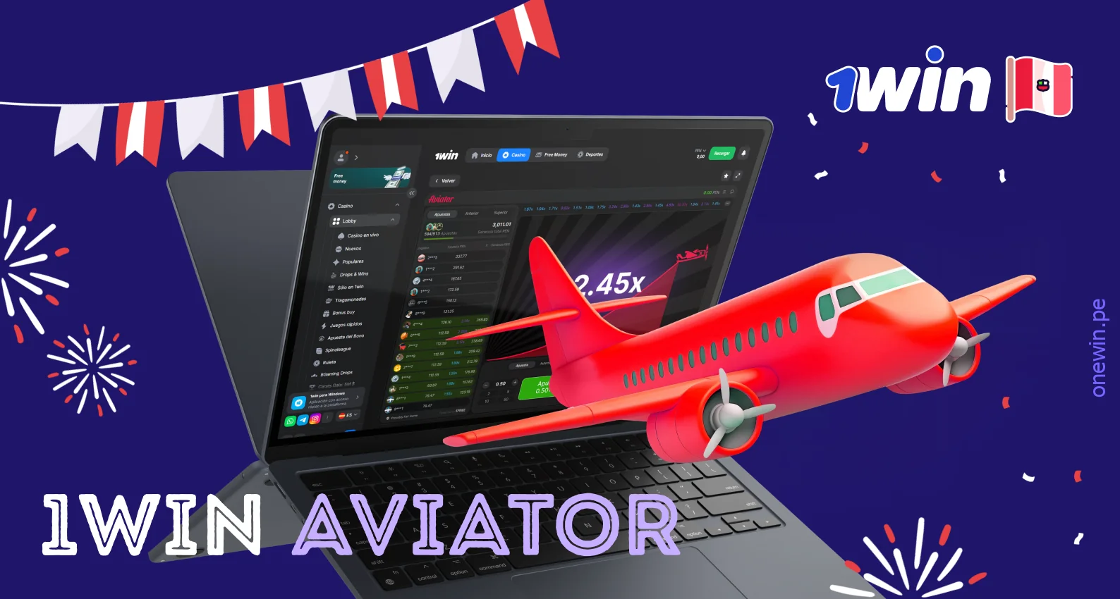 Aviator 1win Popular juego crash en Perú