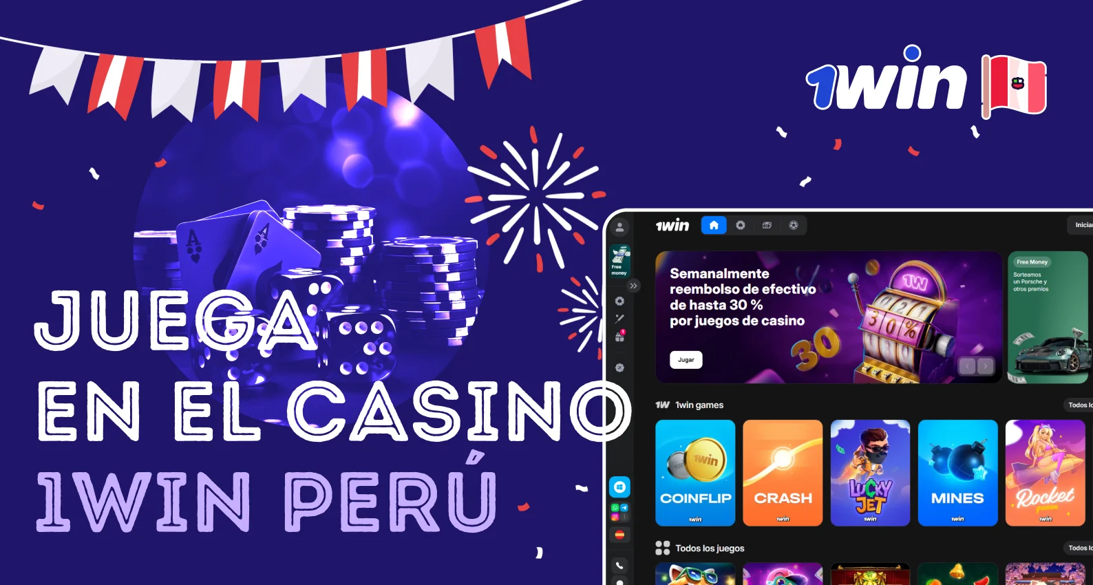 1win es una buena opción para apuestas y casino online en Perú