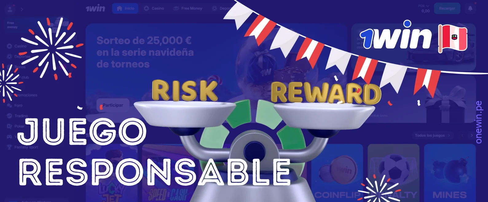 juega 1win Perú de forma segura