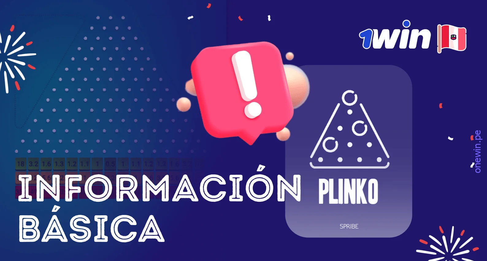 Más información sobre el juego 1win Plinko