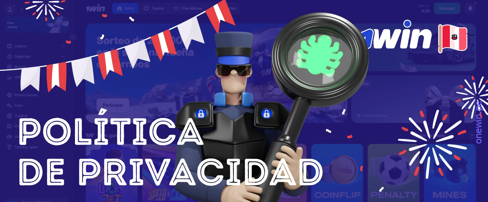 1win valora a los usuarios Peruanos y protege su privacidad